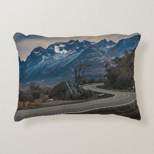 Andes Highway, Tierra del Fuego, Argentina Decorative Cushion