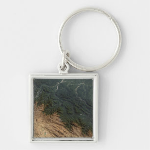 Andes Mountains Key Ring
