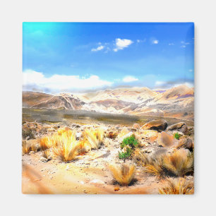 Andes Mountains Peru #3 Magnet