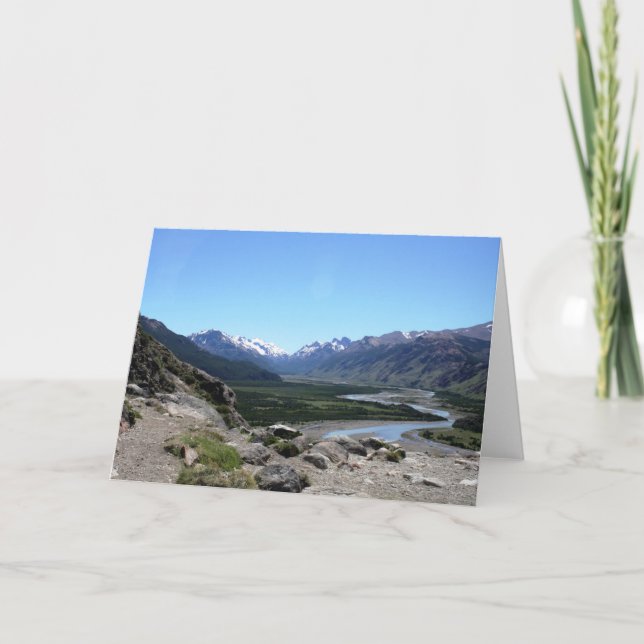 Andes Range, Patagonia Card (Front)