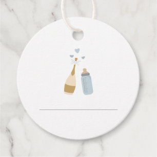 ANDI Blue Poppin Bottles Momosa Bar Juice Tags