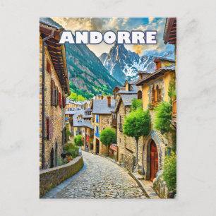 Andorra, a jewel of the mountains postcard