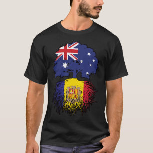 Andorra Andorran Australian Australia Tree Roots T-Shirt
