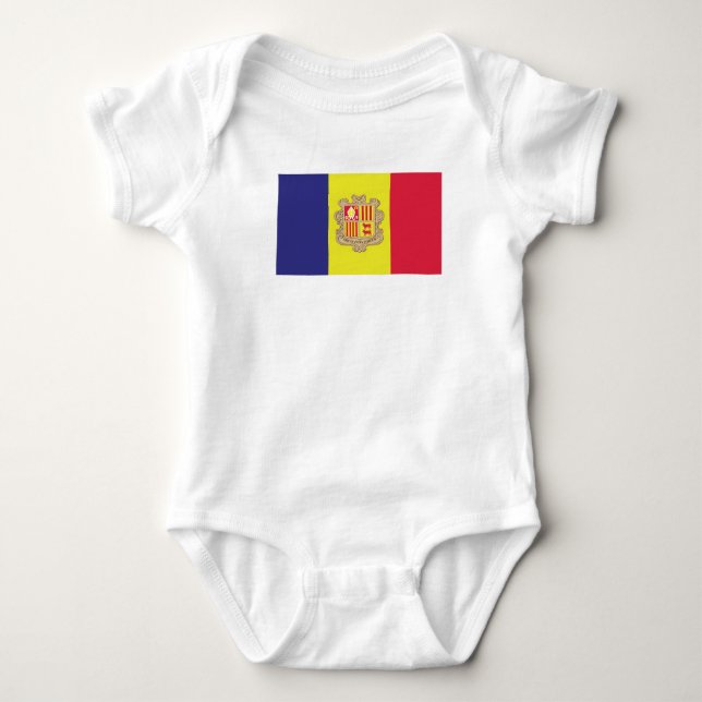 Andorra Baby Bodysuit (Front)