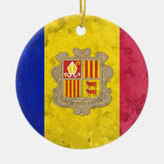Andorra Ceramic Ornament (Front)