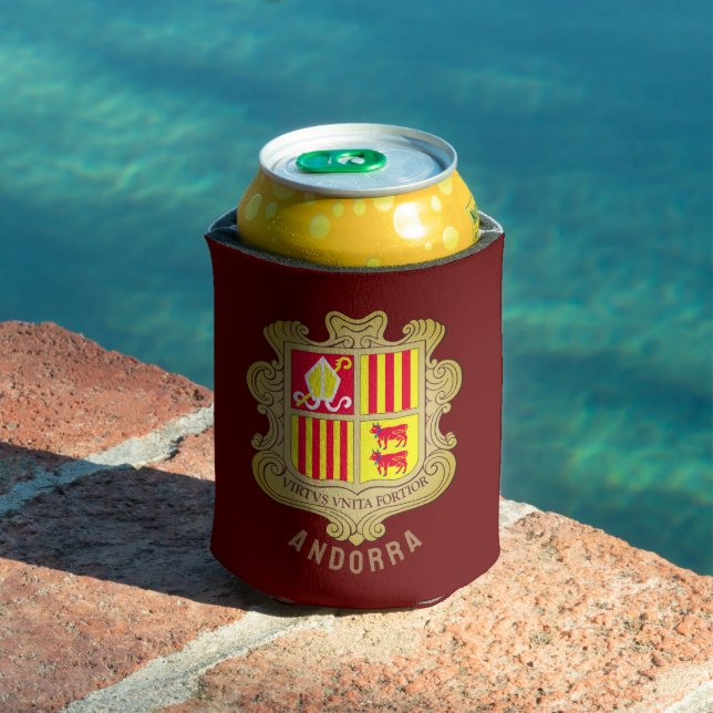 Andorra coat of arms can cooler (In Situ Pool)