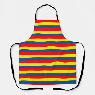 Andorra Ecuador romania moldova colombia flag stri Apron