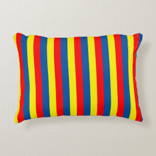 Andorra Ecuador romania moldova colombia flag stri Decorative Cushion