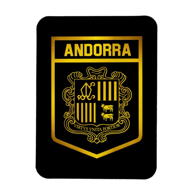 Andorra Emblem Magnet (Vertical)