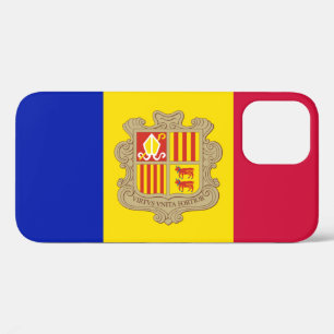 Andorra flag iPhone 12 case