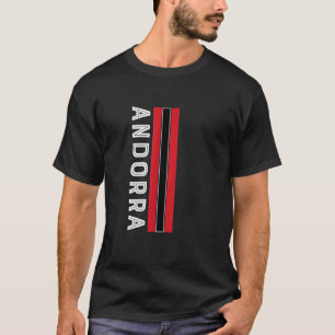 Andorra Flag Colours T-Shirt