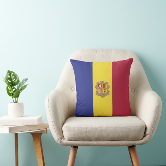 Andorra flag cushion (Chair)