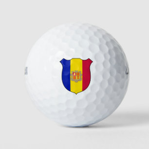 Andorra Flag Grand Patriotic Golf Balls