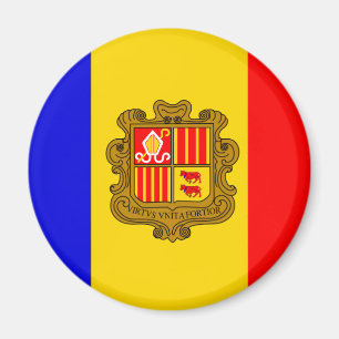 andorra flag magnet