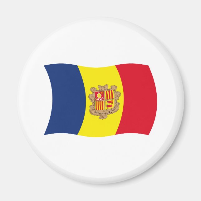 Andorra Flag Magnet (Front)