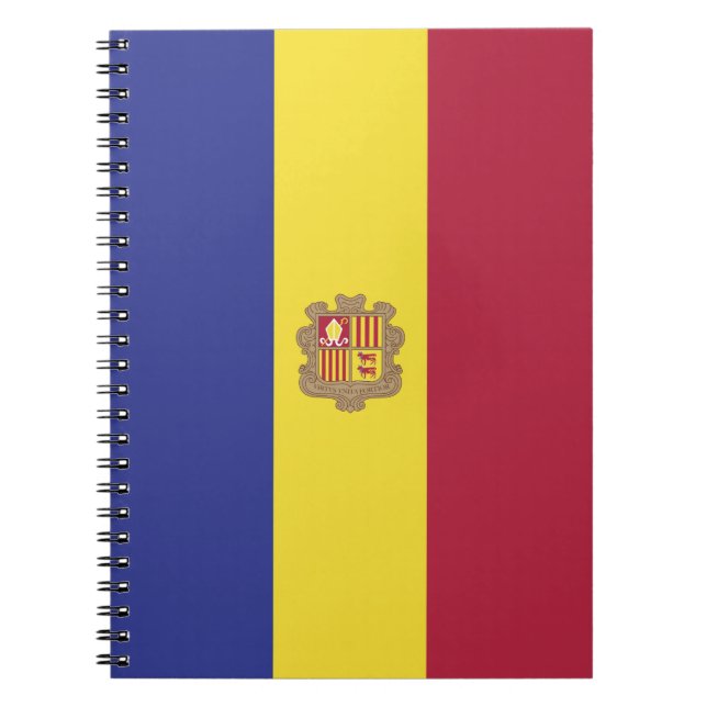 Andorra flag notebook (Front)