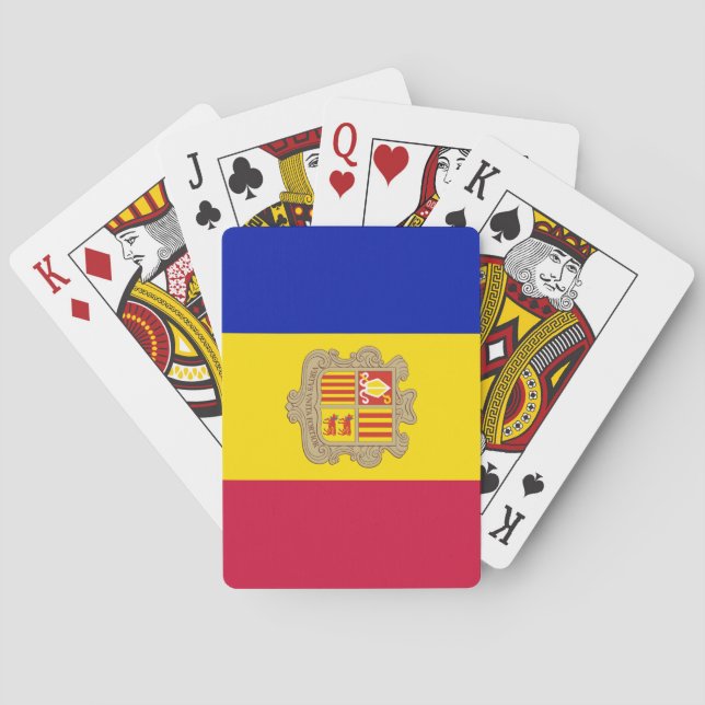 Andorra Flag Playing Cards (Back)