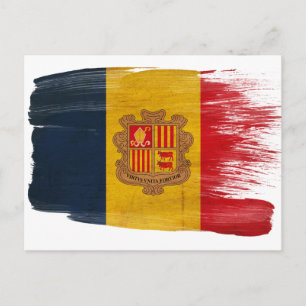 Andorra Flag Postcards