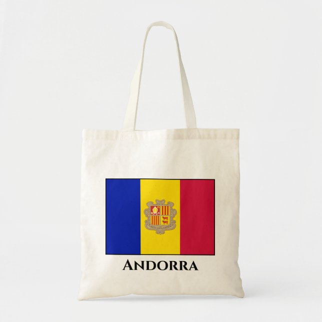 Andorra Flag Tote Bag (Front)