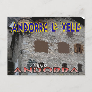 Andorra La Vella, Visit Andorra postcard