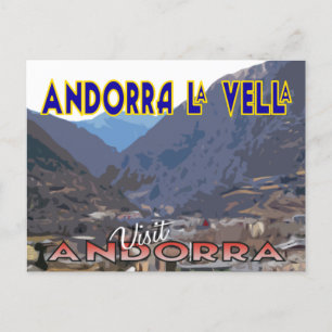 Andorra La Vella, Visit Andorra Postcard