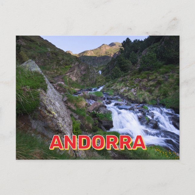 Andorra Mountain Landscape Postcard (Front)
