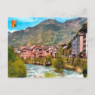 ANDORRA Saint Julia de Loria Postcard