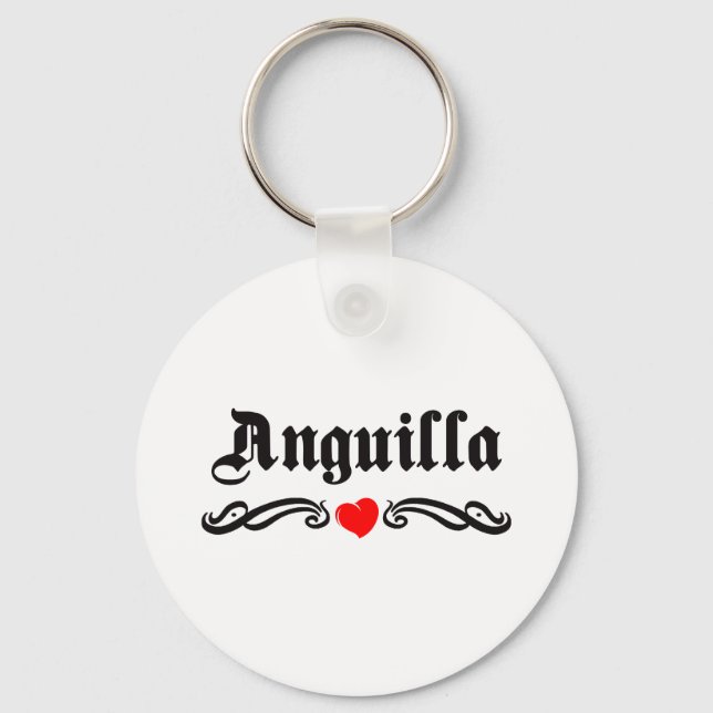 Andorra Tattoo Style Key Ring (Front)