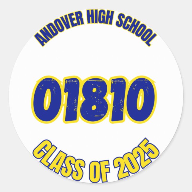 Andover Class of 2025 Sticker (Front)