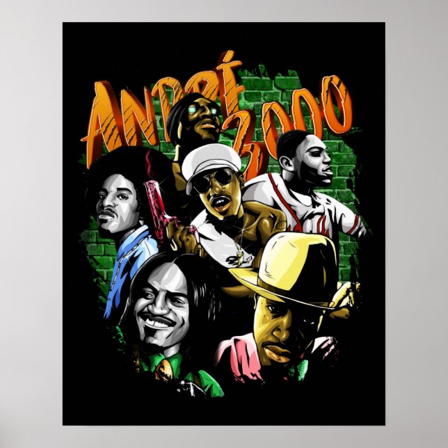 Andre 3000 Rapper, Andre 3000 Rapper Poster (Front)