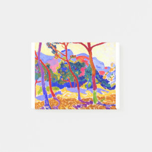 Andre Derain Fauvist Landscape with Trees Post-it Notes