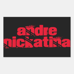 Andre Nickatina Rectangular Sticker
