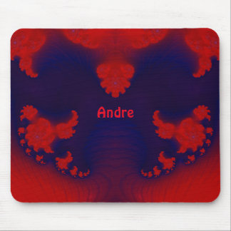 ANDRE ~ Red and Blue Mouse Pad 