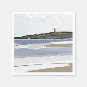 Andrea Brand #2 Popham - Stormy Popham Beach, Main Napkin