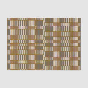 Andrea Brand #6 Brown Bars Mid Century Modern  Tissue Paper