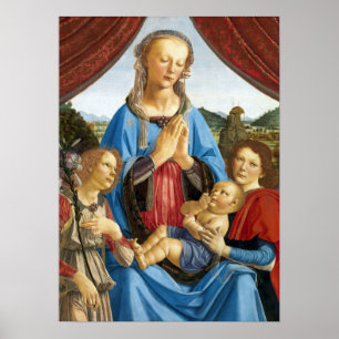 Andrea del Verrocchio The Virgin and Child Poster