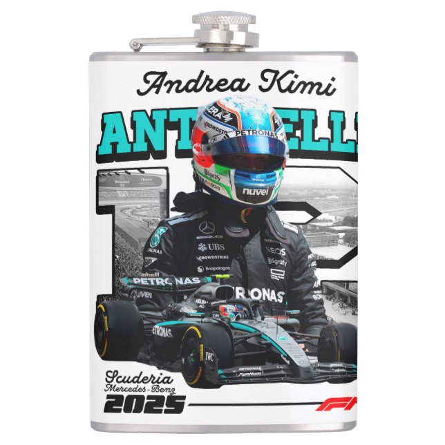 Andrea kimi hip flask (Front)
