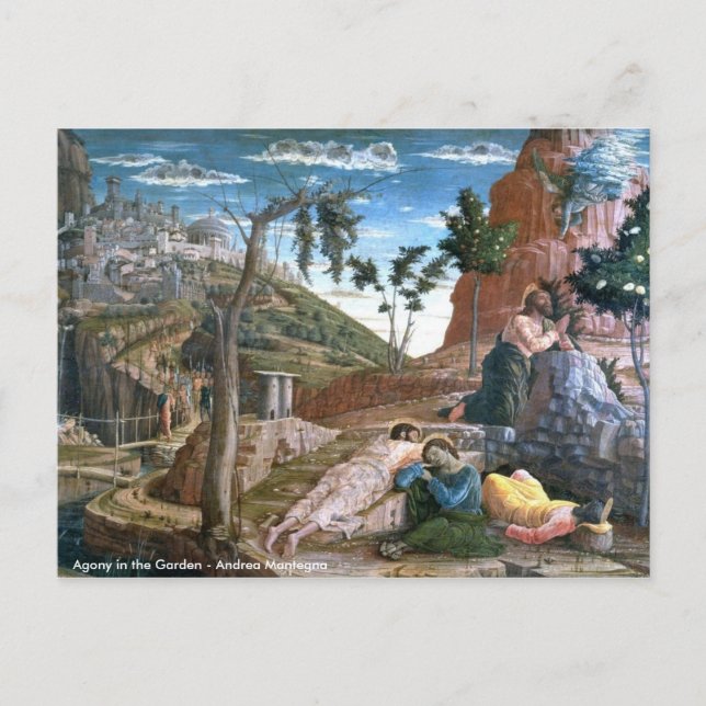 Andrea Mantegna Agony in the Garden Postcard (Front)