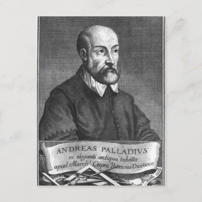 Andrea Palladio  engraved by Francesco Postcard (Front)