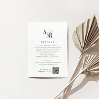 ANDREA Unique Classic Minimalist Wedding Details