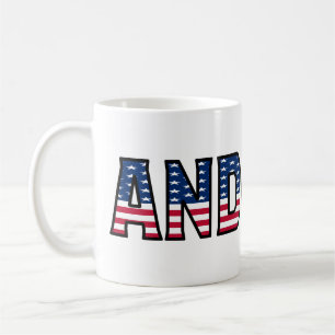 Andreas Name Vorname USA styled Tasse Kaffeetasse Coffee Mug