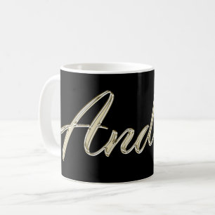 Andreas Name whitegold Tasse Teetasse Kaffeetasse Coffee Mug