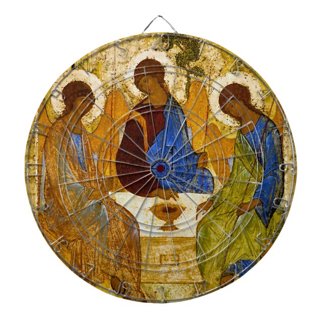 Andrei Rublev , “ Holy Trinity ” Dartboard (Front)
