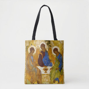Andrei Rublev, “Holy Trinity” Tote Bag
