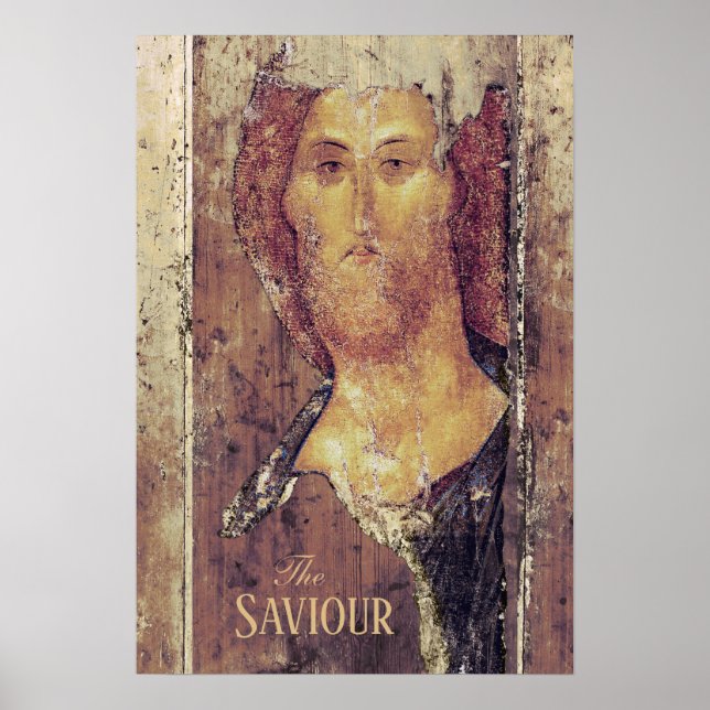 Andrei Rublev The Saviour Christ the redeemer Icon Poster (Front)