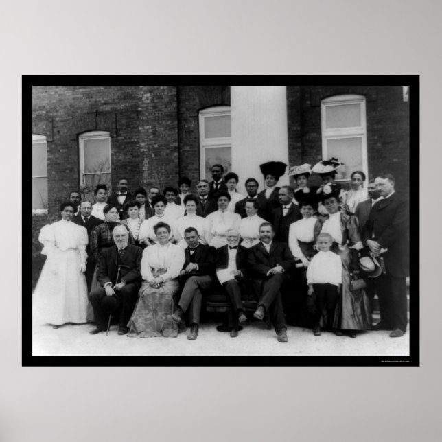 Andrew Carnegie at the Tuskegee Institute 1906 Poster (Front)