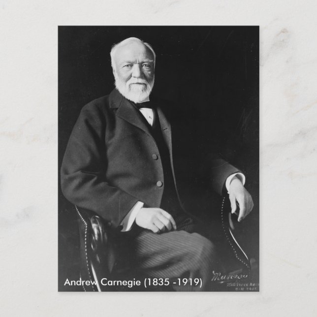 Andrew Carnegie Postcard (Front)