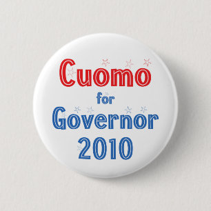 Andrew Cuomo for Governor 2010 Star Design 6 Cm Round Badge