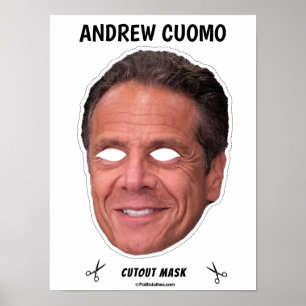 ANDREW CUOMO Halloween Mask Poster