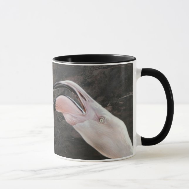 Andrew Denman Fighting Flamingo Mug (Right)